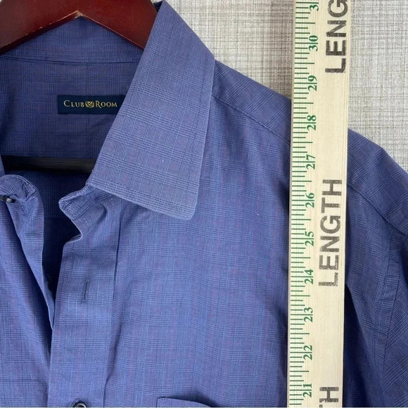 Club Room Mens Size 16.5 Long Sleeve Button Down Shirt 2775 - Picture 5 of 7